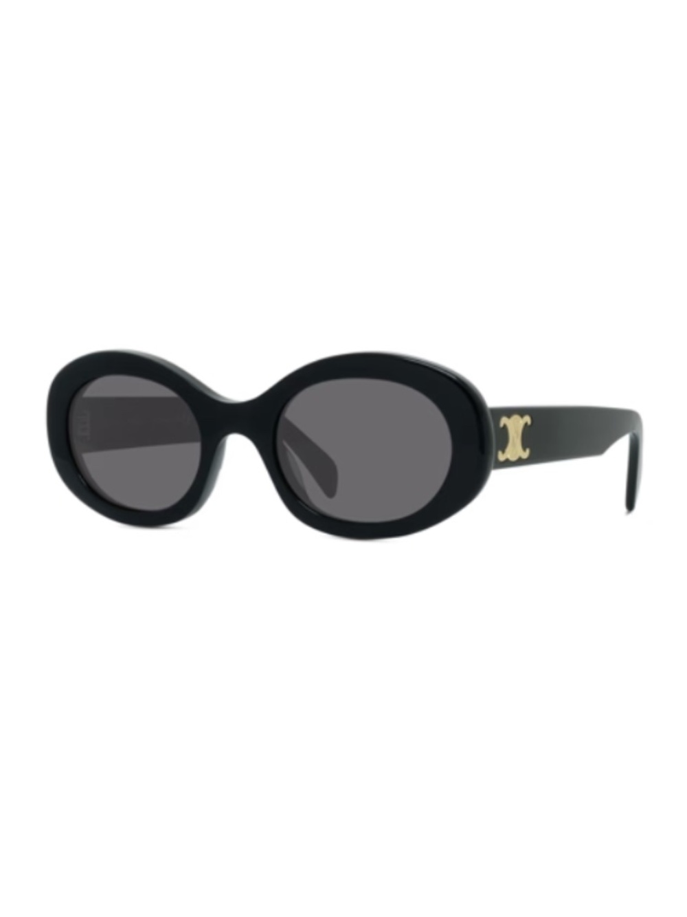 Celine CL40194U 01A 52 Black Smoke Organic Sunglasses CL40194U
